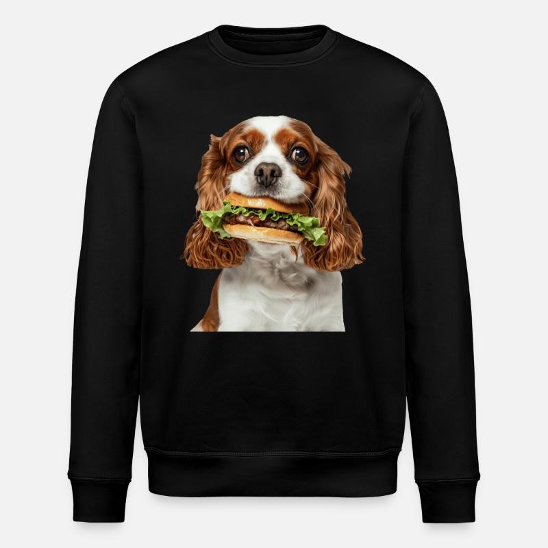 Cavalier King Spaniel - Stanley/Stella Unisex Bio-Sweatshirt ROLLER - Schwarz