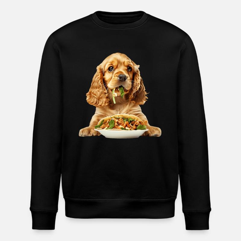 Cocker Spaniel - Sweat bio ROLLER Stanley/Stella Unisexe - noir