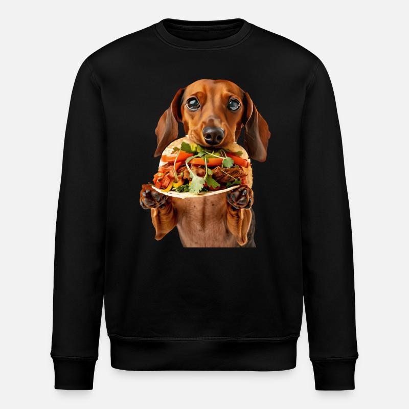 Dachshund - Stanley/Stella Unisex Bio-Sweatshirt ROLLER - Schwarz