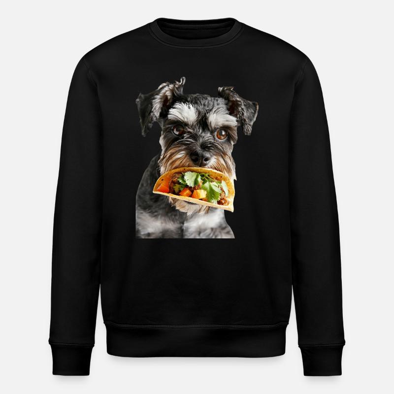 Miniature Schnauzer - Stanley/Stella Unisex Bio-Sweatshirt ROLLER - Schwarz