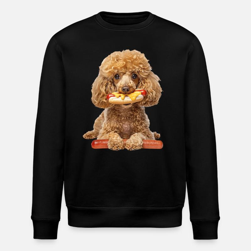 Caniche - Sweat bio ROLLER Stanley/Stella Unisexe - noir