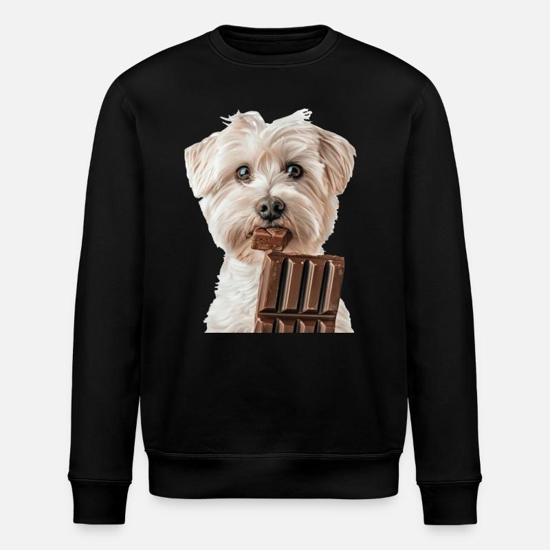 maltesisch - Stanley/Stella Unisex Bio-Sweatshirt ROLLER - Schwarz