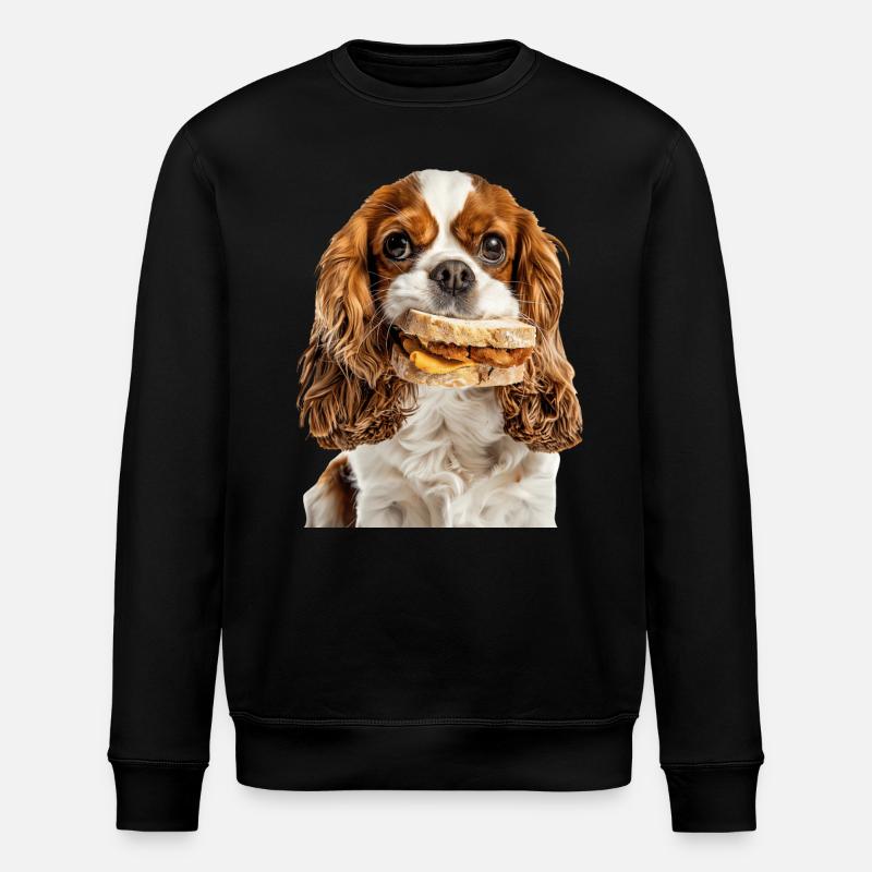 Cavalier King Spaniel - Sweat bio ROLLER Stanley/Stella Unisexe - noir