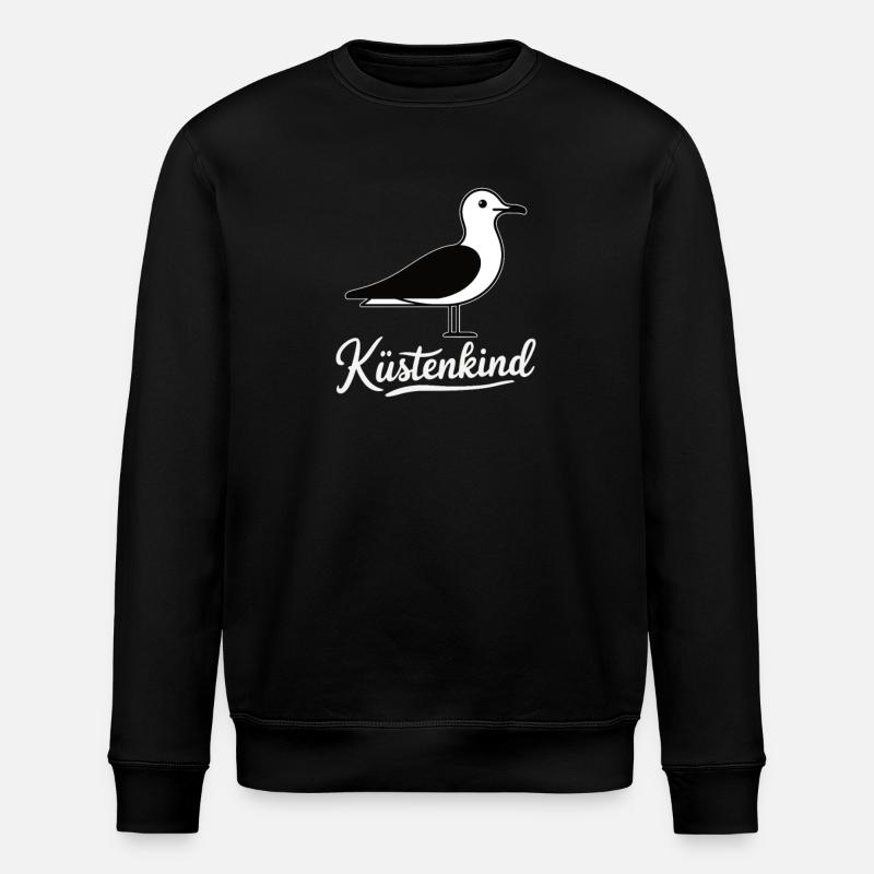 Enfant côtier 2 - Sweat bio ROLLER Stanley/Stella Unisexe - noir