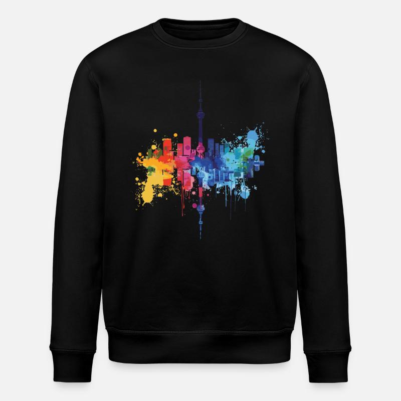 Fukushima - Stanley/Stella Unisex Bio-Sweatshirt ROLLER - Schwarz