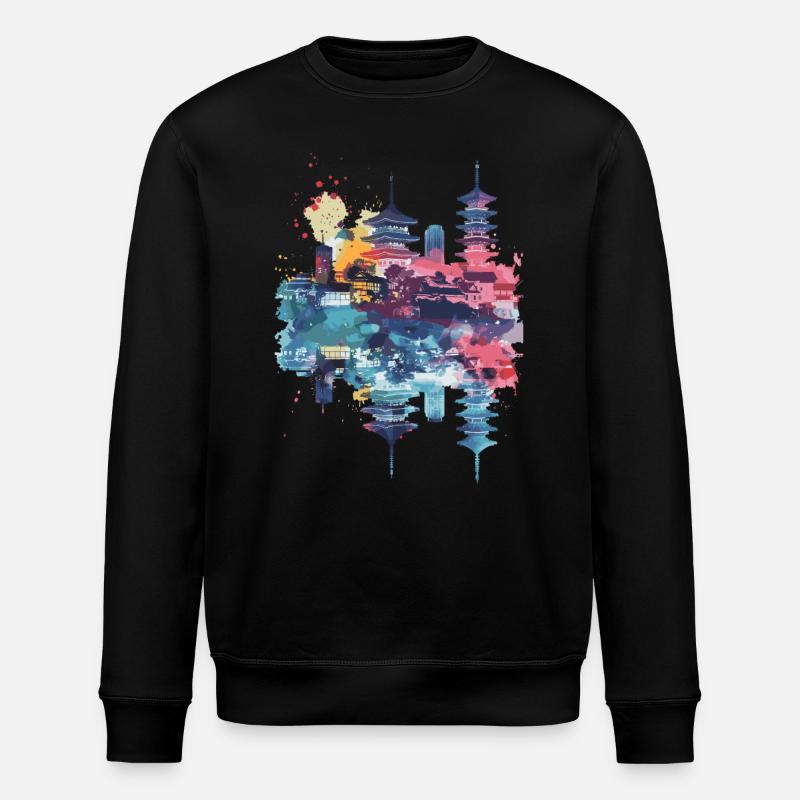 Himeji - Stanley/Stella ROLLER Unisex Organic Sweatshirt - black