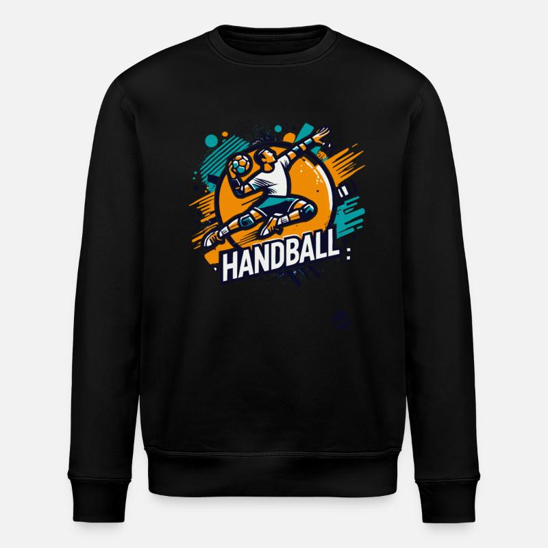 Handball - Stanley/Stella Unisex Bio-Sweatshirt ROLLER - Schwarz