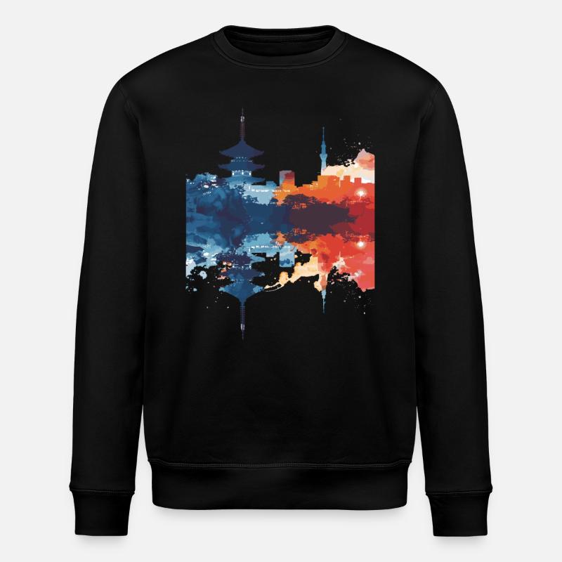 Hakodate - Sweat bio ROLLER Stanley/Stella Unisexe - noir