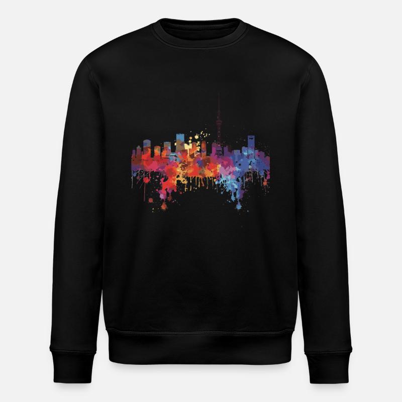 Hatsukaichi - Sweat bio ROLLER Stanley/Stella Unisexe - noir