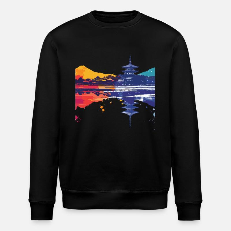 Kamakura - Stanley/Stella Unisex Bio-Sweatshirt ROLLER - Schwarz