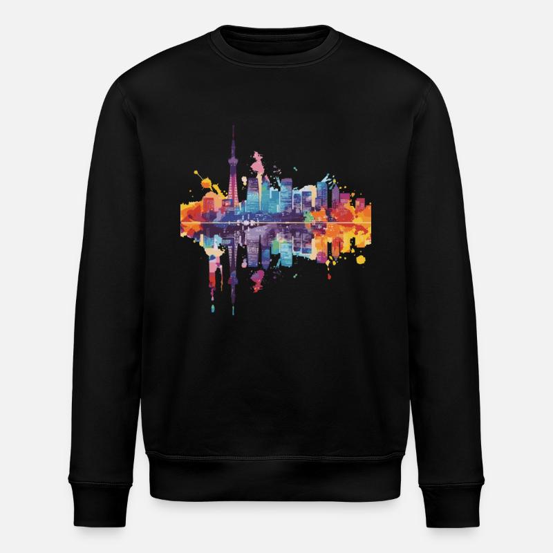 Kazo - Stanley/Stella Unisex Bio-Sweatshirt ROLLER - Schwarz