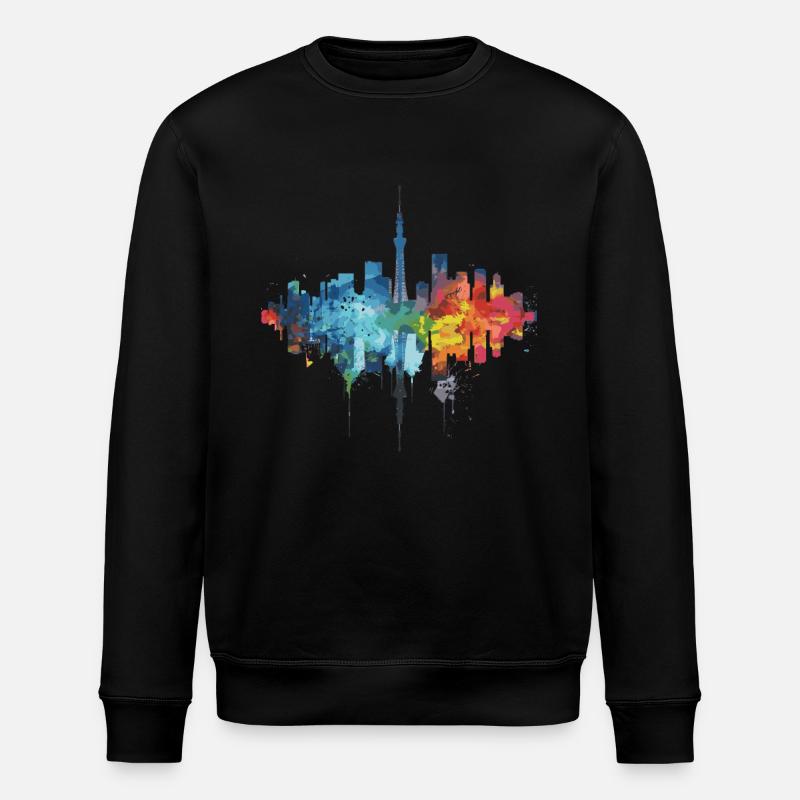Kiryū - Stanley/Stella Unisex Bio-Sweatshirt ROLLER - Schwarz