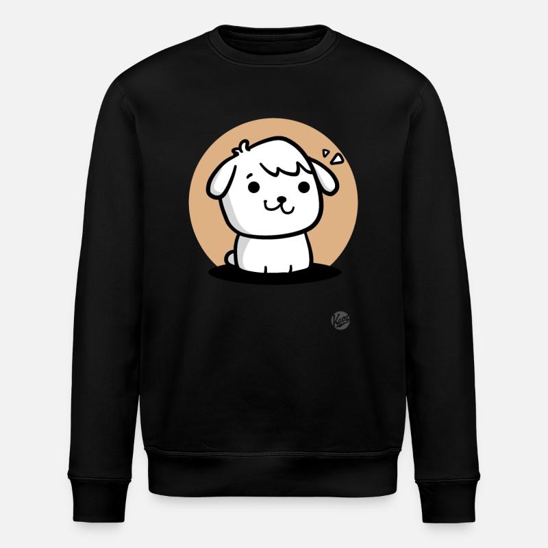 chien chien mignon - Sweat bio ROLLER Stanley/Stella Unisexe - noir