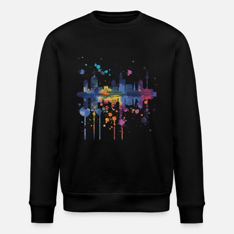 Lelystad - Sweat bio ROLLER Stanley/Stella Unisexe - noir