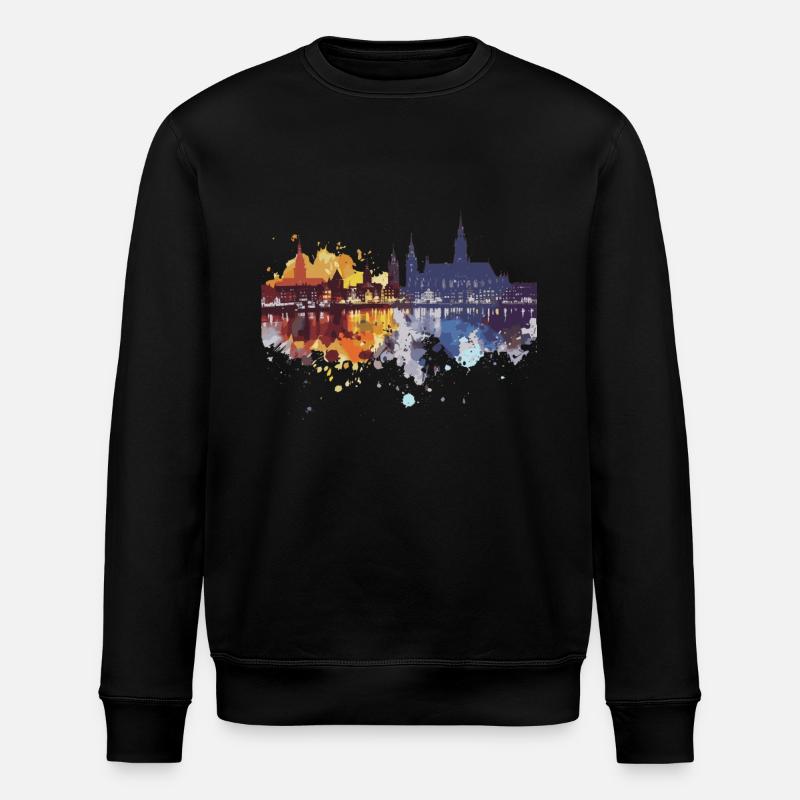 Nijmegen (Nimwegen) - Stanley/Stella Unisex Bio-Sweatshirt ROLLER - Schwarz