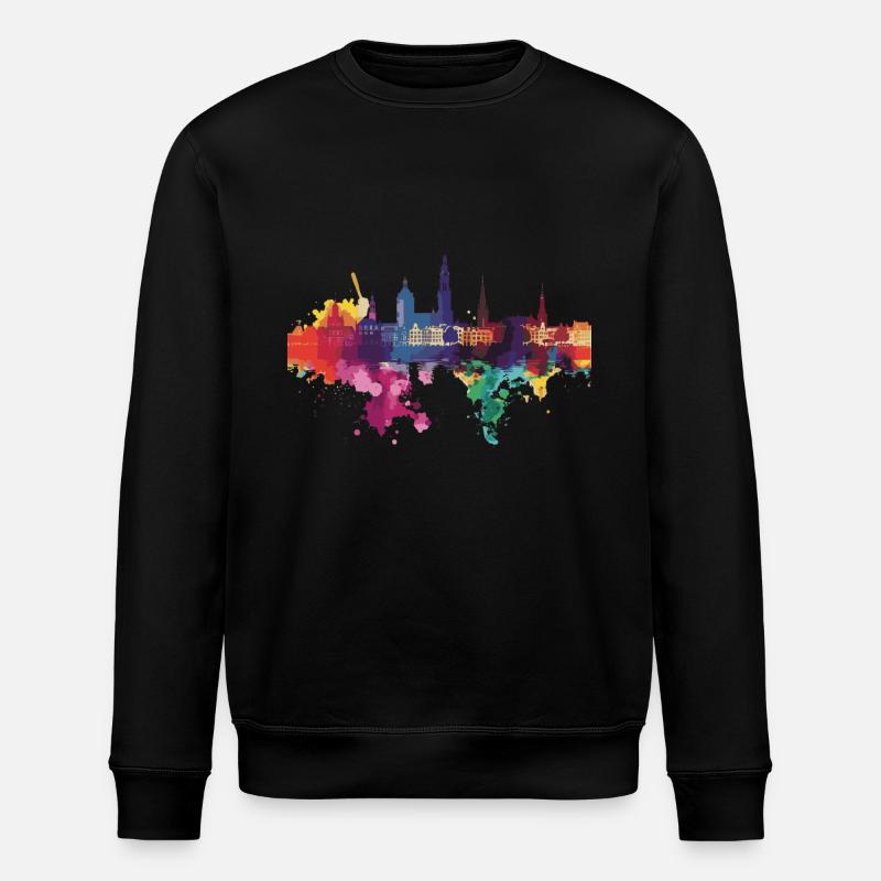 Roermond - Sweat bio ROLLER Stanley/Stella Unisexe - noir