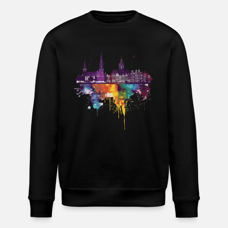 Zaanstad - Sweat bio ROLLER Stanley/Stella Unisexe - noir