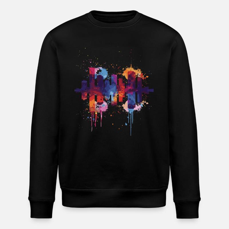Zoetermeer - Stanley/Stella ROLLER Unisex Organic Sweatshirt - black