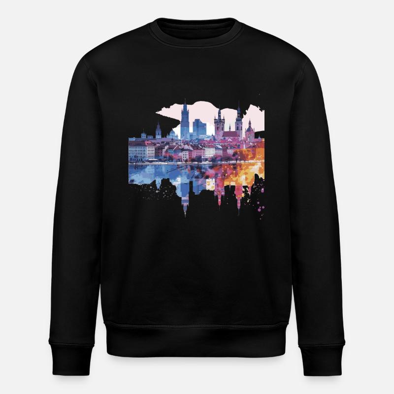 Kalisz - Stanley/Stella ROLLER Unisex Organic Sweatshirt - black