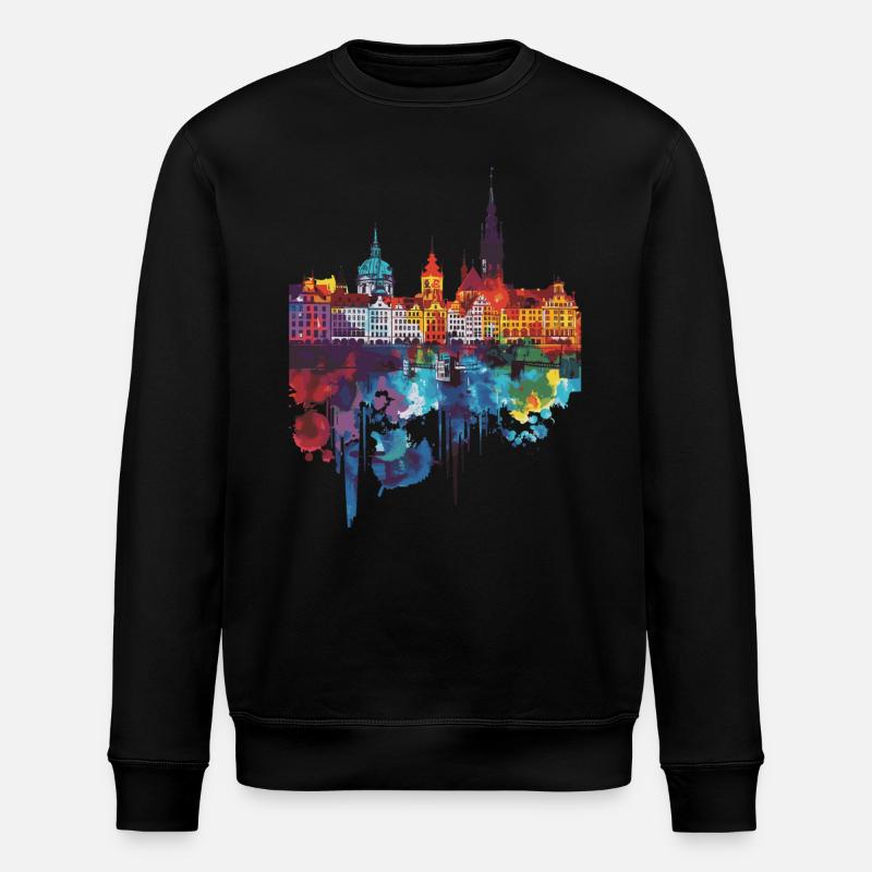 Breslau - Stanley/Stella Unisex Bio-Sweatshirt ROLLER - Schwarz