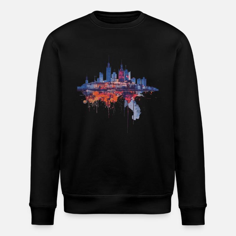 Varsovie - Sweat bio ROLLER Stanley/Stella Unisexe - noir