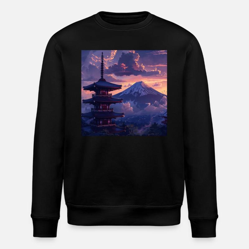 Japan - Stanley/Stella Unisex Bio-Sweatshirt ROLLER - Schwarz