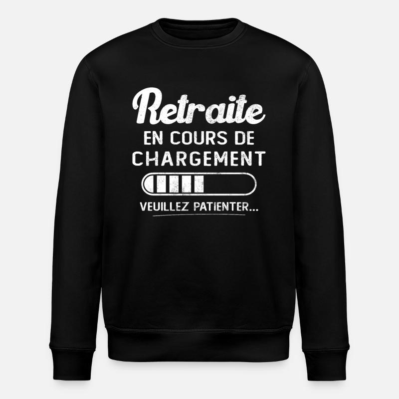 Retreat being loaded, please wait - Stanley/Stella ROLLER Unisex Organic Sweatshirt - black