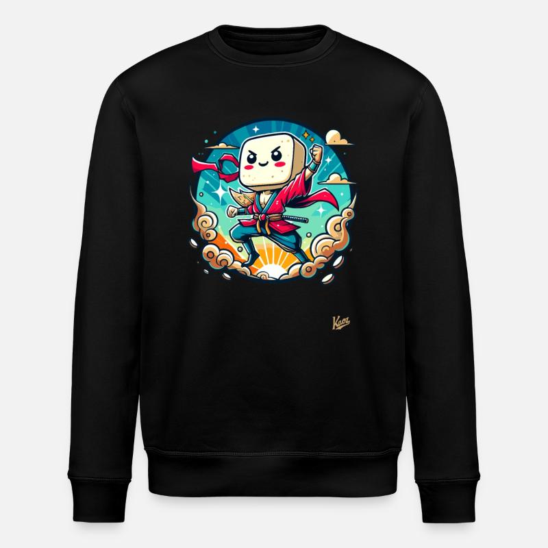 Helden Sushi - Sweat bio ROLLER Stanley/Stella Unisexe - noir