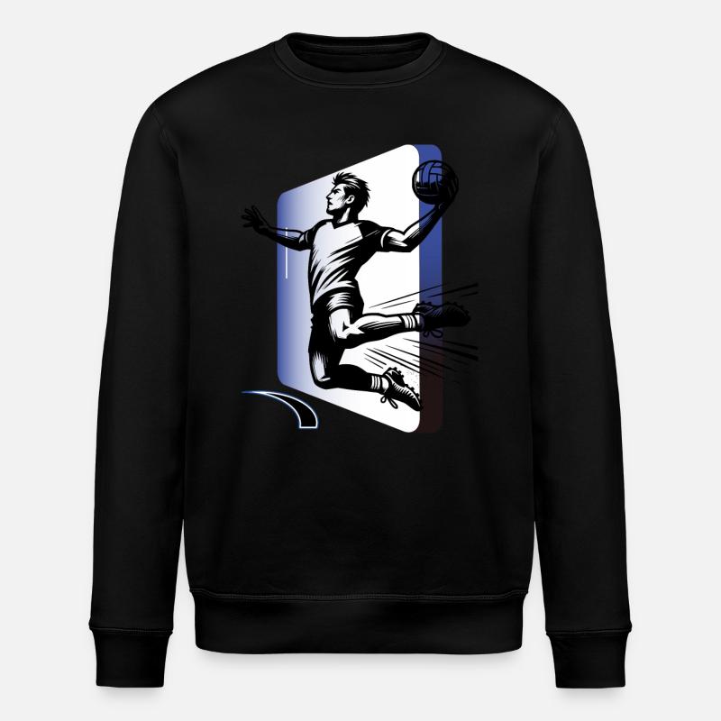 Handball Handballer - Stanley/Stella Unisex Bio-Sweatshirt ROLLER - Schwarz