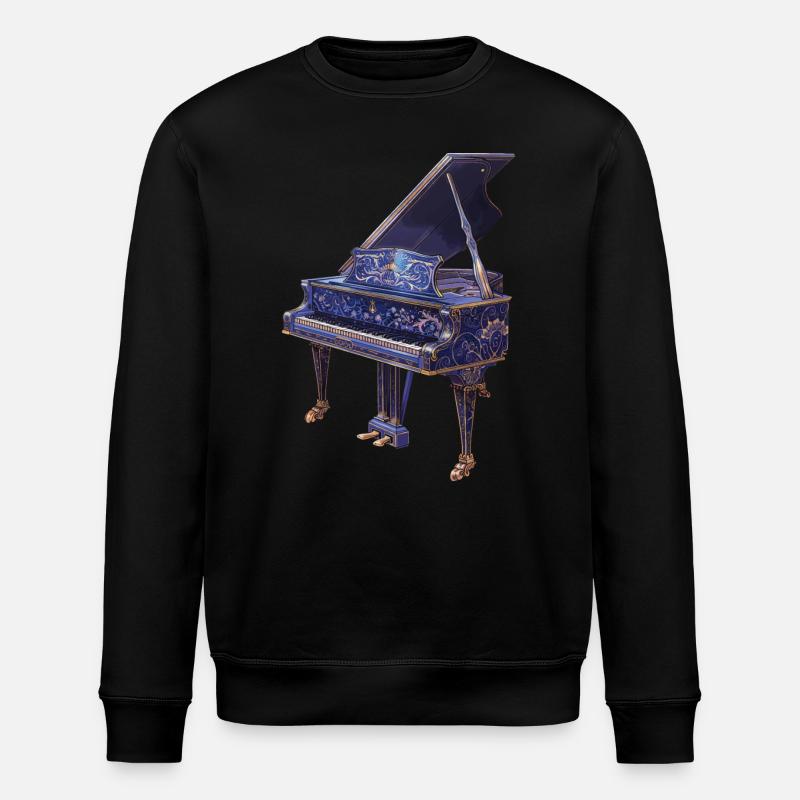 Piano - Sweat bio ROLLER Stanley/Stella Unisexe - noir