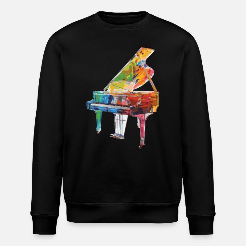 Piano - Sweat bio ROLLER Stanley/Stella Unisexe - noir