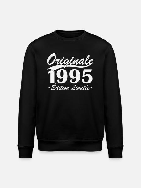 Original 1995 Limited Edition - Stanley/Stella ROLLER Unisex Organic Sweatshirt - black