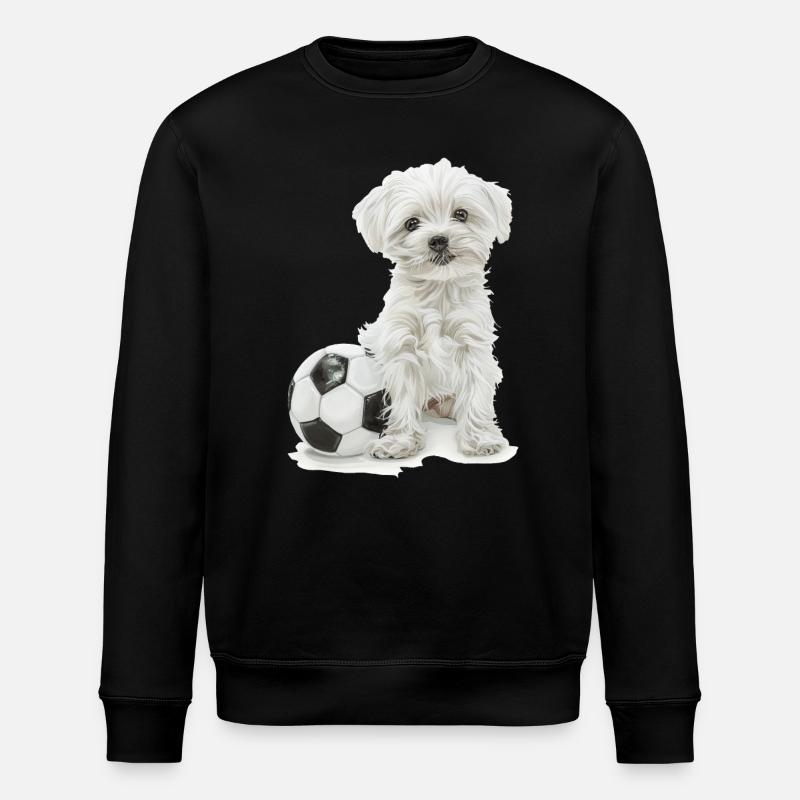 Maltais - Sweat bio ROLLER Stanley/Stella Unisexe - noir