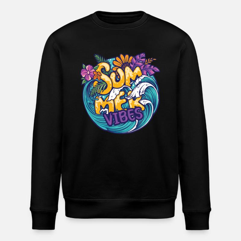 Summer Vibes, Waves and Always - Stanley/Stella ROLLER Unisex Organic Sweatshirt - undefined