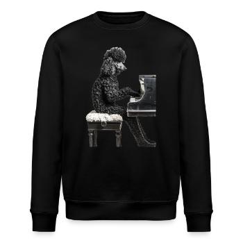 Poodle - Stanley/Stella ROLLER Unisex Organic Sweatshirt - black - Front - Nik (191cm)