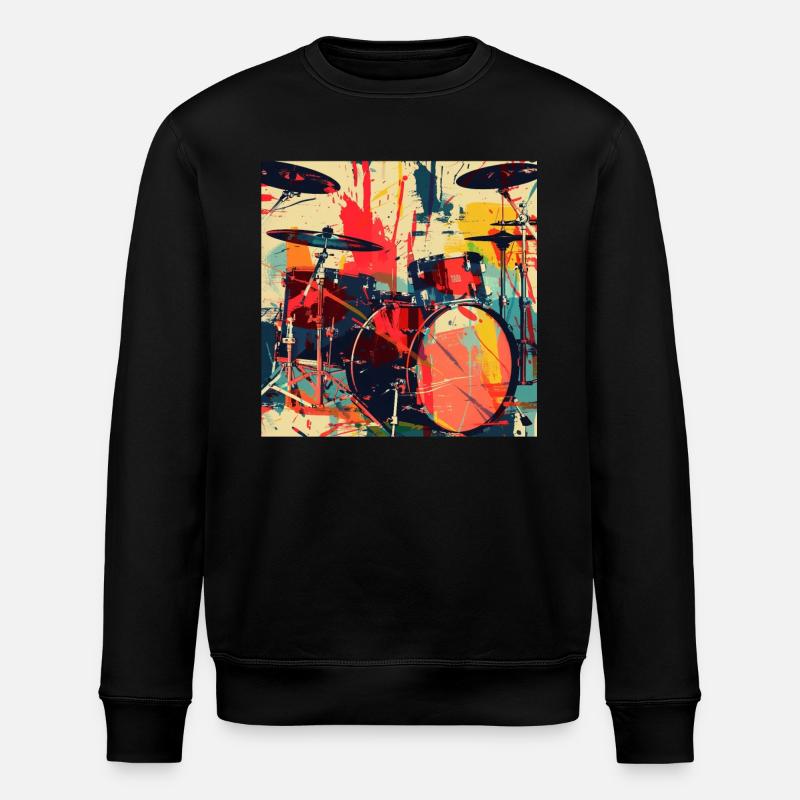 Percussion - Sweat bio ROLLER Stanley/Stella Unisexe - noir