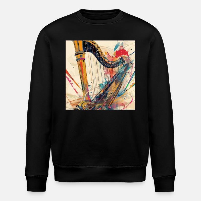 Harpe - Sweat bio ROLLER Stanley/Stella Unisexe - noir