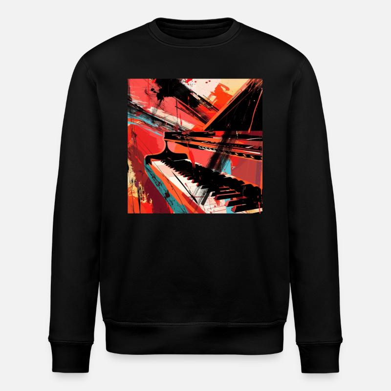 Piano - Sweat bio ROLLER Stanley/Stella Unisexe - noir