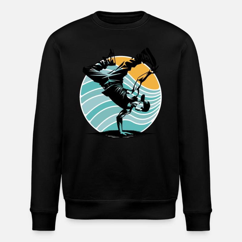 Breakdance - Stanley/Stella Unisex Bio-Sweatshirt ROLLER - Schwarz