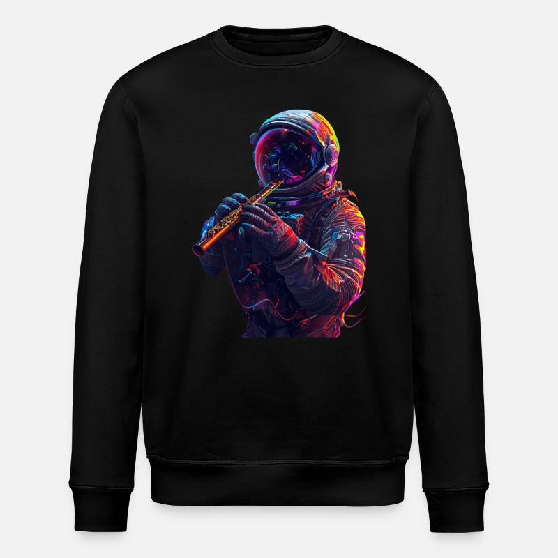 Flûte d’astronaute - Sweat bio ROLLER Stanley/Stella Unisexe - noir