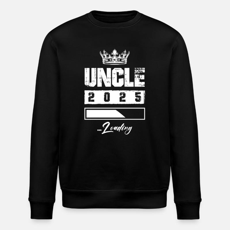 Uncle 2025 Loading - Stanley/Stella ROLLER Unisex Organic Sweatshirt - black