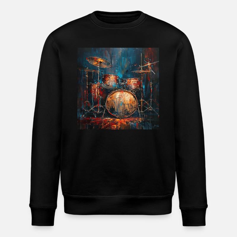 Percussion - Sweat bio ROLLER Stanley/Stella Unisexe - noir