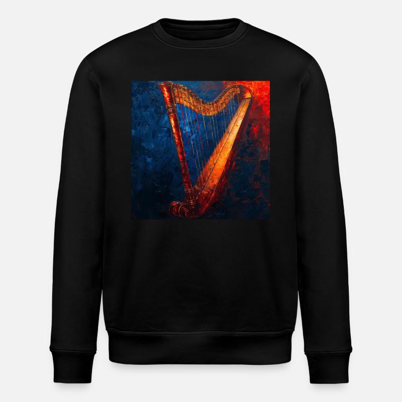 Harpe - Sweat bio ROLLER Stanley/Stella Unisexe - noir