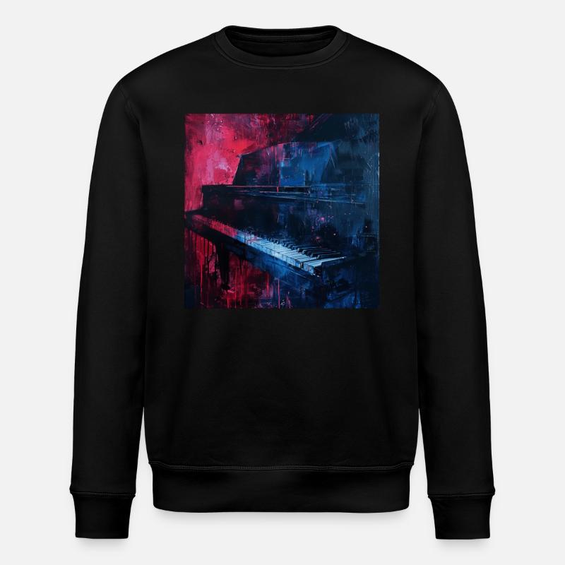 Klavier - Stanley/Stella Unisex Bio-Sweatshirt ROLLER - Schwarz