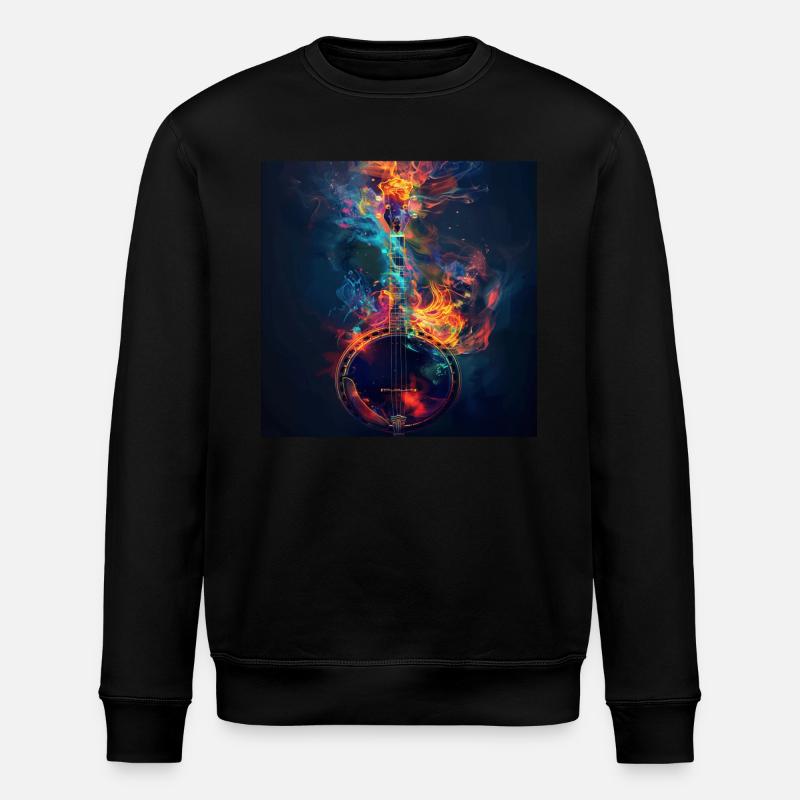 Banjo - Stanley/Stella Unisex Bio-Sweatshirt ROLLER - Schwarz