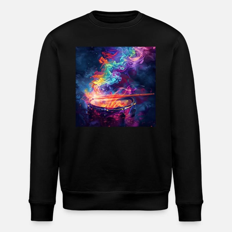 Percussion - Sweat bio ROLLER Stanley/Stella Unisexe - noir