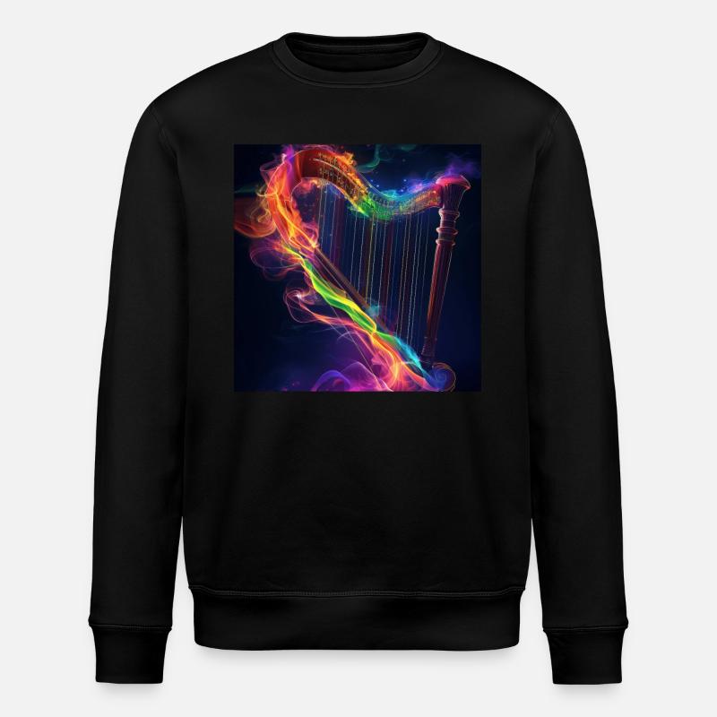 Harpe - Sweat bio ROLLER Stanley/Stella Unisexe - noir