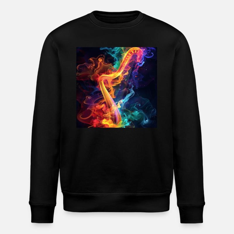 Harpe - Sweat bio ROLLER Stanley/Stella Unisexe - noir