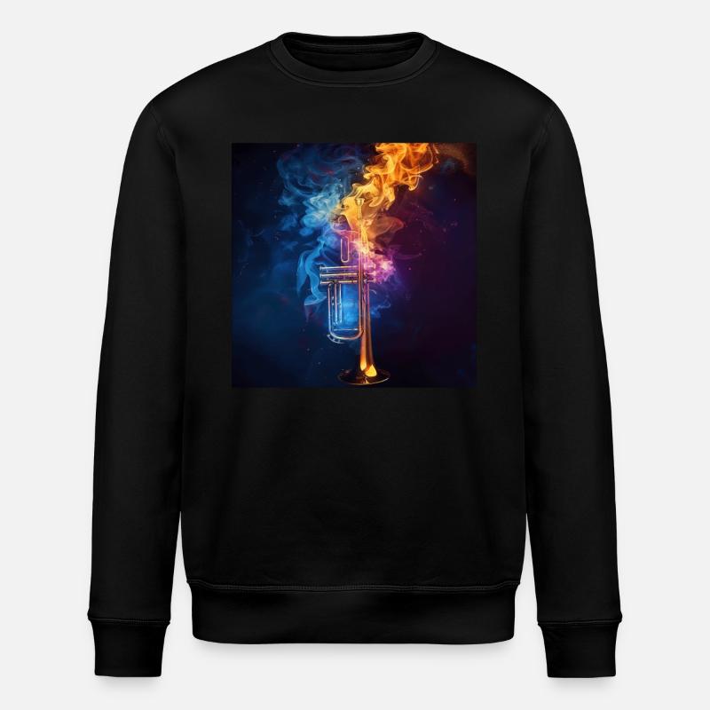 Trompete - Stanley/Stella Unisex Bio-Sweatshirt ROLLER - Schwarz