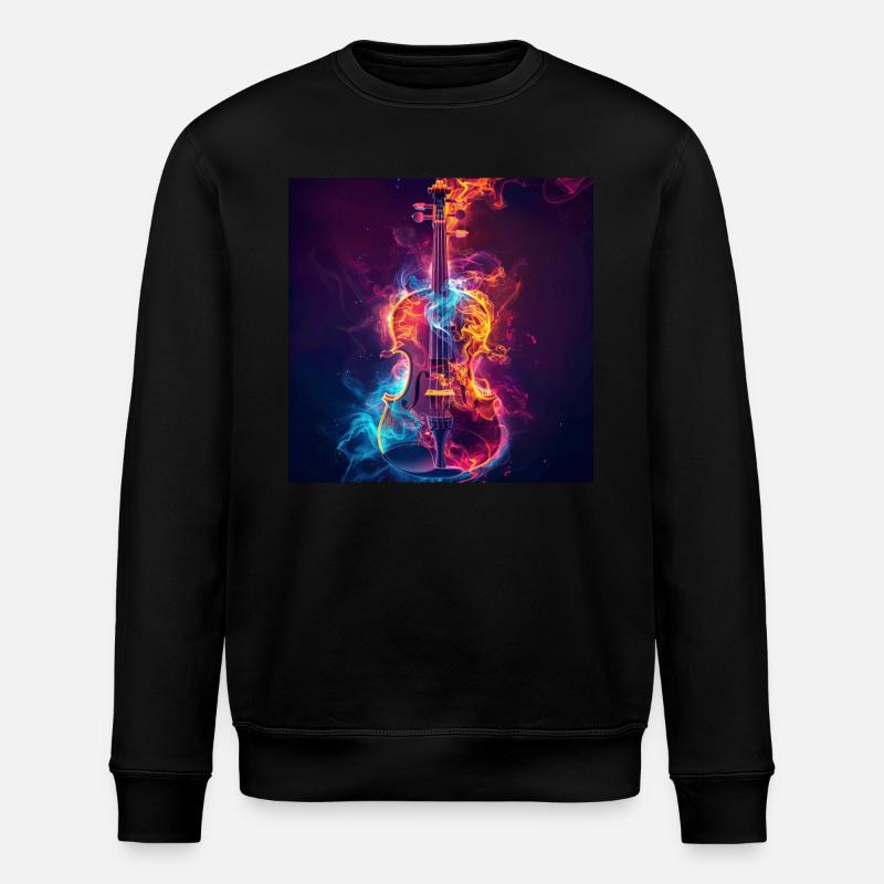 Violon - Sweat bio ROLLER Stanley/Stella Unisexe - noir